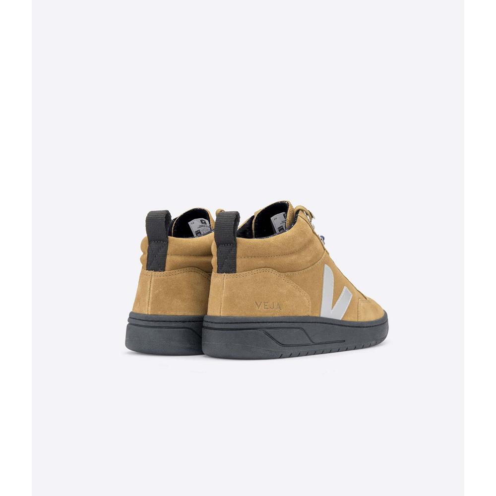 Men's Veja RORAIMA SUEDE High Tops Brown | SG 110UZG